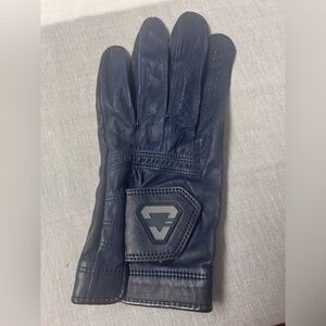 Travis Mathew Navy Blue Curator Leather Men's Golf Glove Left size Large